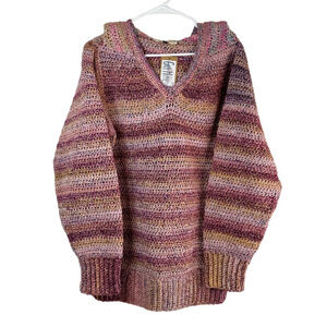 *NWT* HANDMADE Crochet Hoodie Sweater